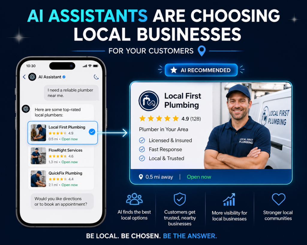 AI assistants are choosing local businesses for your customers