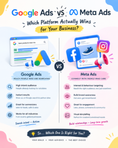 Google Ads vs meta ads