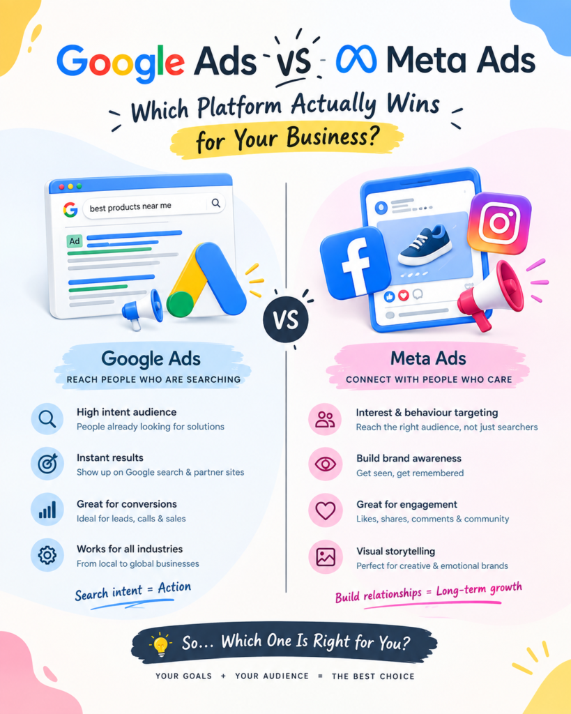 google ads vs meta ads